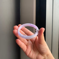 紫罗兰天然翡翠手镯 | Lavender Jadeite Bangle