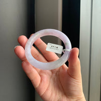 紫罗兰天然翡翠正圈手镯 | Lavender Jadeite Bangle