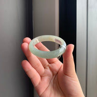 油青翡翠贵妃手镯 | Oily Green Jadeite Oval Bangle