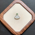 白冰翡翠佛公吊坠 | Icy White Jadeite Buddha Pendant