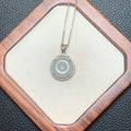 白冰平安扣翡翠吊坠 | Icy White Jadeite Donut Pendant