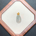 冰胶如意翡翠吊坠 | Icy Translucent Jadeite Ruyi Pendant