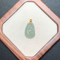 冰绿如意翡翠吊坠 | Icy Green Jadeite Ruyi Pendant