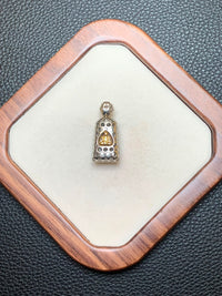 紫罗兰无事牌翡翠吊坠 | Lavender Jadeite Plaque Pendant