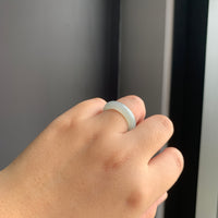 冰胶淡绿翡翠戒指 | Icy Light Green Jadeite Ring