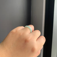 冰胶淡绿翡翠戒指 | Icy Light Green Jadeite Ring
