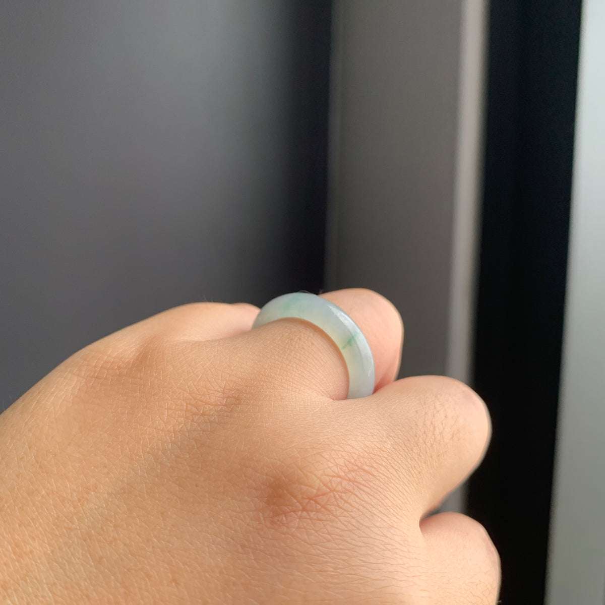 冰绿翡翠戒指 | Icy Green Jadeite Ring