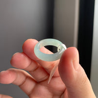冰绿翡翠戒指 | Icy Green Jadeite Ring