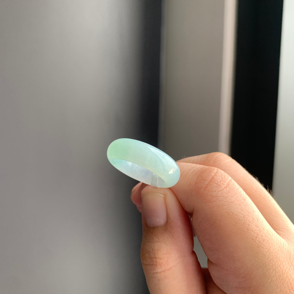 冰绿翡翠戒指 | Icy Green Jadeite Ring