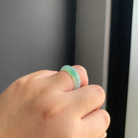 冰绿翡翠戒指 | Icy Green Jadeite Ring