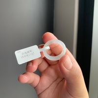 白冰翡翠戒指 | White Icy Jadeite Ring