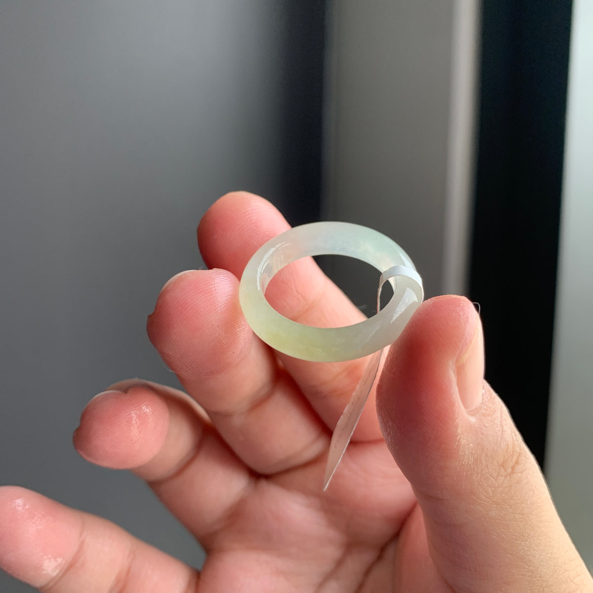 冰黄翡翠戒指 | Icy Yellow Jadeite Ring