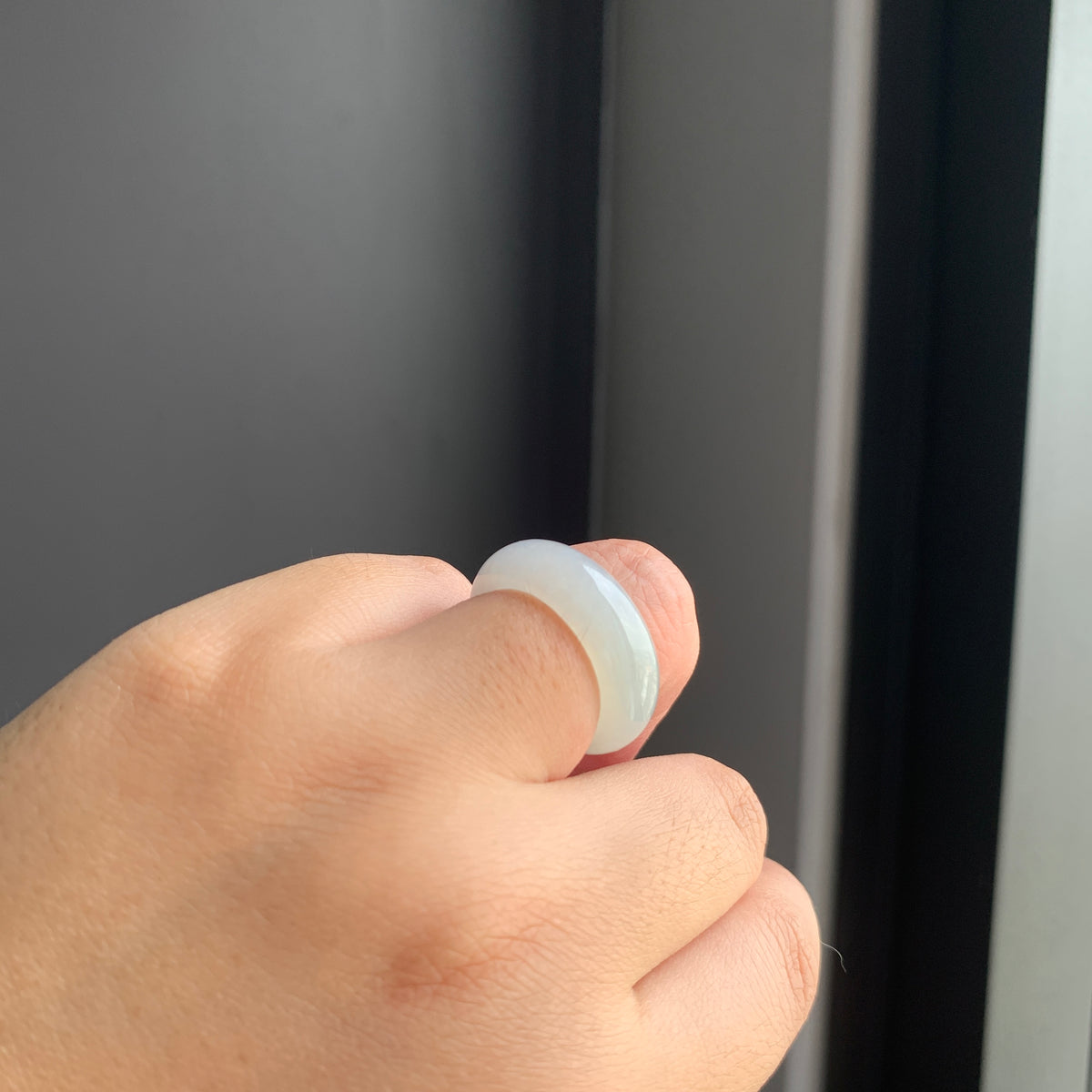 冰绿翡翠戒指 | Icy Green Jadeite Ring