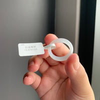 白冰翡翠戒指 | White Icy Jadeite Ring